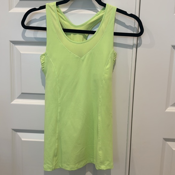 Lululemon Tone It Tank Bright Yellow / Green Size - Picture 6 of 13